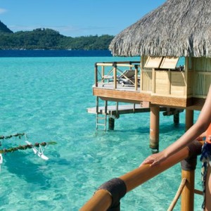 Otemanu View Over Water Suite 2 - Bora Bora Pearl Beach Resort - Luxury Bora Bora Honeymoon Packages