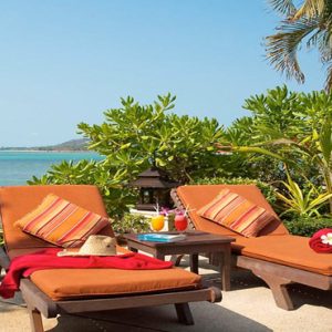 Thailand Honeymoon Packages Rockys Boutique Resort, Koh Samui Sun Loungers