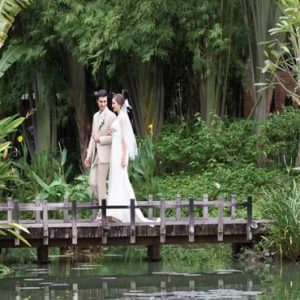 Thailand Honeymoon Package Anantara Mai Khao Phuket Villas Bride And Groom