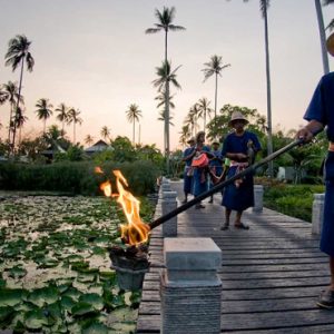 Thailand Honeymoon Package Anantara Mai Khao Phuket Villas Lighting Ceremony