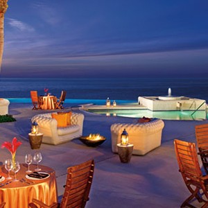 Secrets Marquis Los Cabos - terrace restaurant