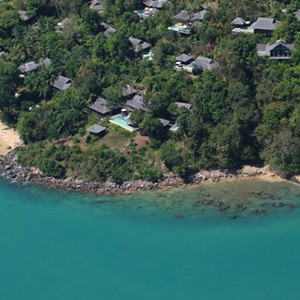 Six Senses Yao Noi - aerial view