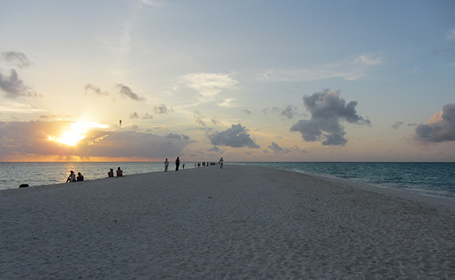 kuramathi sunset