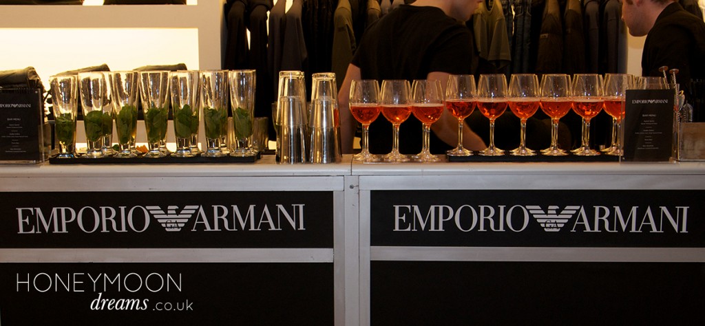 Armani event held by honeymoon dreams