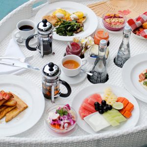 Bali Honeymoon Packages The Kayana Villas Seminyak Floating Breakfast
