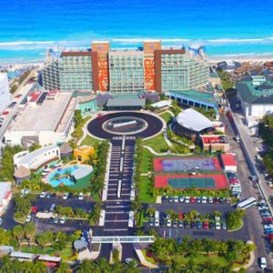 Mexico Honeymoon Packages Hard Rock Hotel Cancun Aerial View