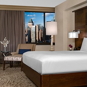 The Hilton Times Square Bedroom 1