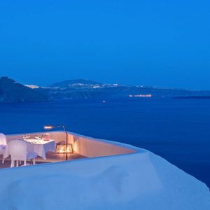 Greece Honeymoon Packages Canaves Oia Suites Panorama Balcony Experience