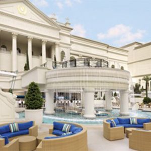 Caesars Palace Las Vegas honeymoon packages Courtyard