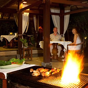 Pavilions, Bali - bali honeymoon - bbq