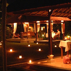 Pavilions, Bali - bali honeymoon - dining