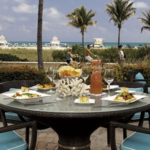 Ritz Calton South Beach - miami honeymoon - dining2