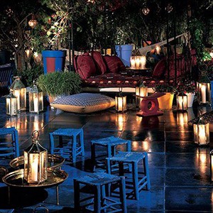 The Shore Club South Beach - Miami Honeymoon - courtyard