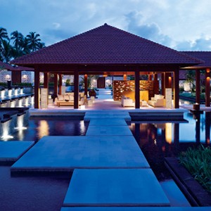 grand hyatt bali - bali honeymoon - spa exterior