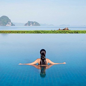 phulay bay, Krabi - Thailand Honeymoon Packages - pool woman