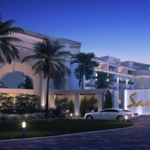 Bahamas Honeymoon Packages Sandals Royal Bahamian Exterior At Night