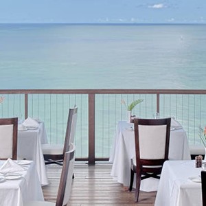 Calabash Cove - St Lucia Honeymoon Packages - dining