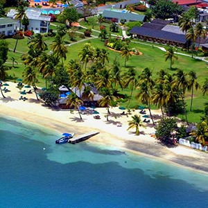 Calabash Hotel - Grenada Honeymoon Packages - aerial
