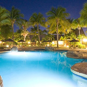 Galley Bay - Antigua Honeymoon Packages - pool night