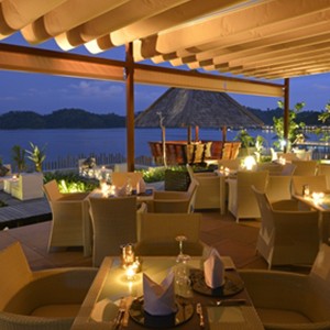 Gaya Island Borneo - Malaysia Honeymoon - dining