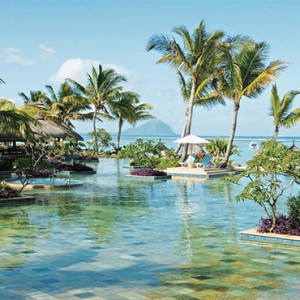 La Pirogue Resort and Spa - Luxury Mauritius Honeymoon Packages - Pool view