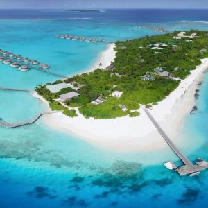 Maldives Honeymoon Packages Six Senses Laamu Aerial View