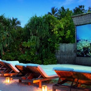 Maldives Honeymoon Packages Six Senses Laamu Outdoor Cinema