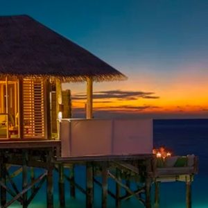 Maldives Honeymoon Packages Six Senses Laamu Sunset Laamu Water Villa With Pool