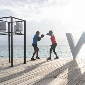 Maldives Honeymoon Packages W Retreat & Spa Maldives Boxing Trainning