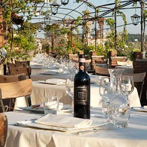 Grand Hotel Baglioni Florence - Italy Honeymoon Packages - terrace