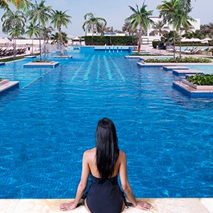 fairmont Bab Al Bahr abu dhabi - Abu Dhabi Honeymoon - swimming pool