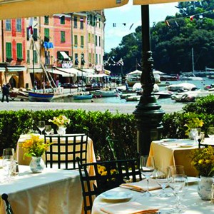 Hotel Splendido Portofino - Italy Honeymoon Packages - dining