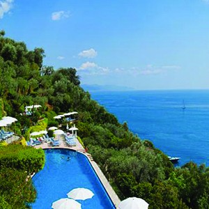 Hotel Splendido Portofino - Italy Honeymoon Packages - pool