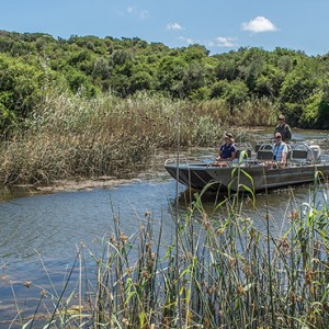 Kariega Game Reserve - Luxury South Africa Honeymoon Packages - boat safari