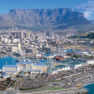 Table Bay Hotel - South Africa Honeymoon - aerial
