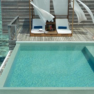 honeymoon packages - Maldives - Dusit Thani - Pool by Sea