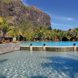 Mauritius Honeymoon Packages Dinarobin Beachcomber Golf Resort & Spa Main Pool At Dinarobin