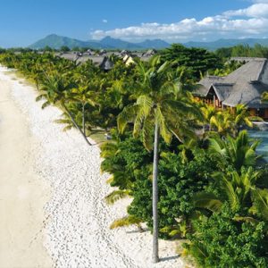 Mauritius Honeymoon Packages Dinarobin Beachcomber Golf Resort & Spa The Beautiful Beach Beneath Le Morne Mountain