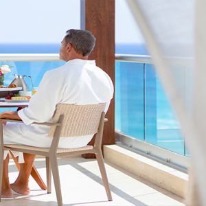 Mexico Honeymoon Packages Sun Palace Cancun Couple Balcony Breakfast