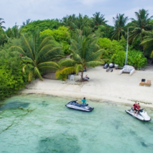 Adaaran Select Hudhuranfushi Maldives Honeymoon Packages Aerial View