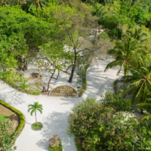 Adaaran Select Hudhuranfushi Maldives Honeymoon Packages Aerial View Beach