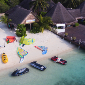 Adaaran Select Hudhuranfushi Maldives Honeymoon Packages Aerial View Of Beach