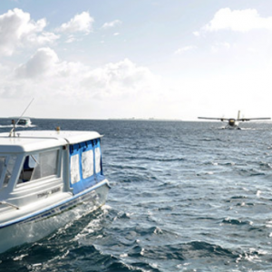 Adaaran Select Hudhuranfushi Maldives Honeymoon Packages Seaplane Boat