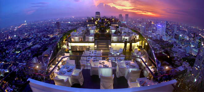 Banyan Tree Bangkok vertigo restaurant