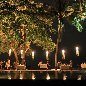 Buri Rasa Villiage - Thailand Honeymoon Packages - night dining