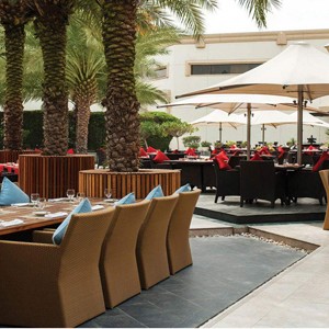 Le Royal Meridien - Dubai Honeymoon Packages - outdoor dining