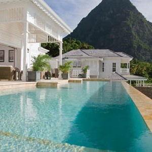 honeymoon packages St Lucia - Sugar Beach Hotel - private pool