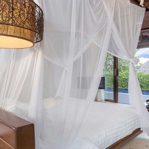 The Vijitt - Luxury Thailand Honeymoon Packages - Deluxe Pool Villa bedroom view