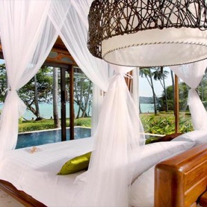 The Vijitt - Luxury Thailand Honeymoon Packages - Vijitt Pool Villa bedroom view