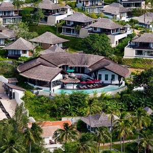 The Vijitt - Luxury Thailand Honeymoon Packages - aerial view